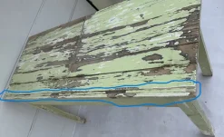 Pamono Antique Farmhouse Table from Schröder J, 1920s><noscript><img width=