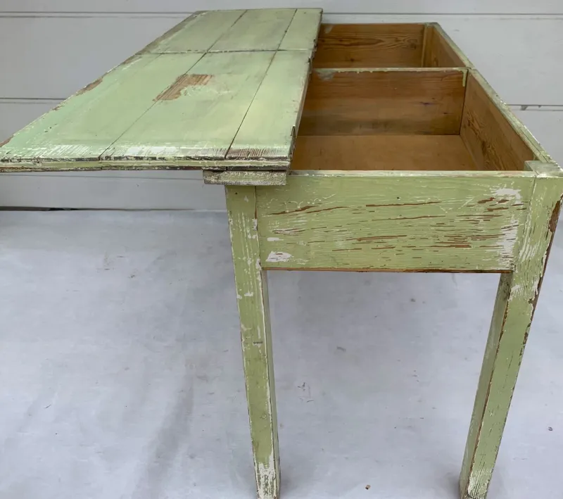 Pamono Antique Farmhouse Table from Schröder J, 1920s> Worktables & Workbenches