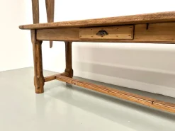 Pamono Antique Farmhouse Table in Oak and Walnut, 1700s><noscript><img width=