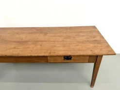 Sale Pamono Antique Farmhouse Table with Extensions in Oak, 1890s