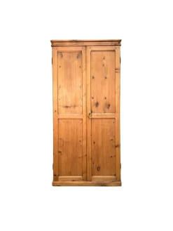 Best Pamono Antique Fir Wardrobe, 1890s