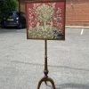Pamono Antique Fire Screen with Tapestry> Fireplaces And Mantels