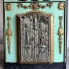 Online Pamono Antique Fireplace Doors in Bronze and Messing