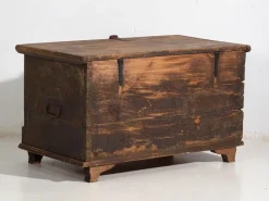 Pamono Antique Floral Carved Chest, 1820s><noscript><img width=