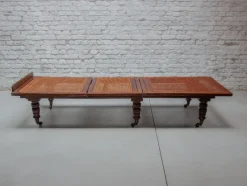 Pamono Antique Folding & Adjustable Daybed from British Campaign Furniture, London, 1870s> Daybeds & Chaises Lounges