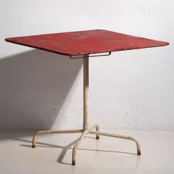 New Pamono Antique Folding Garden Table, 1920s