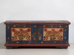 Pamono Antique Folk Art Chest, 1870s><noscript><img width=
