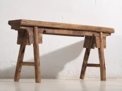 Pamono Antique Footboard Bench, 1870s> Benches