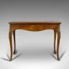 Pamono Antique French Burr Walnut Fold Over Card Table, 1870s> Game Tables