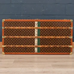 Pamono Antique French Cabin Trunk in Louis Vuitton, 1910><noscript><img width=