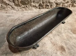 Pamono Antique French Cast Iron Planter, 1890s><noscript><img width=