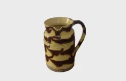 Pamono Antique French Ceramic Pitchers from Atelier Dieulefit, 1890s, Set of 5><noscript><img width=