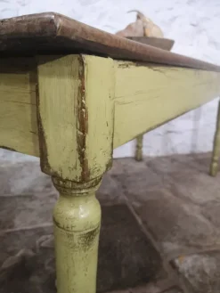 Pamono Antique French Chestnut Kitchen Table, 1780><noscript><img width=