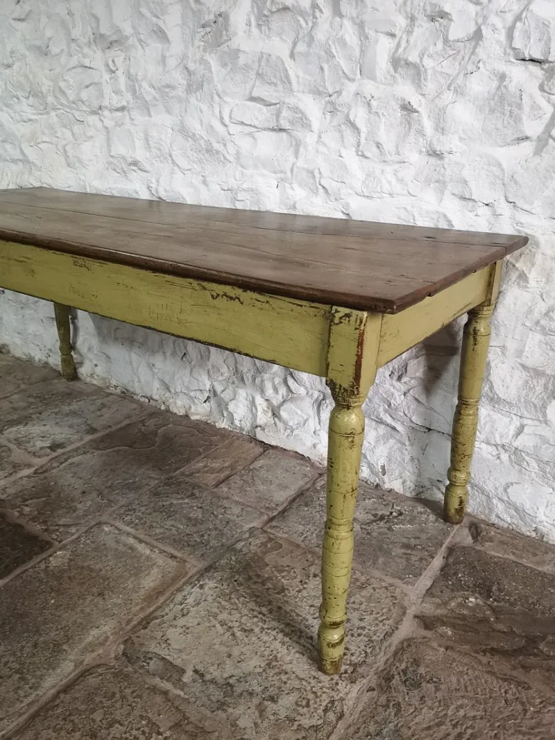 Pamono Antique French Chestnut Kitchen Table, 1780> Dining Tables & Sets