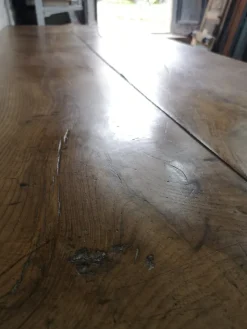 Pamono Antique French Chestnut Kitchen Table, 1780><noscript><img width=