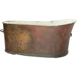 Pamono Antique French Copper Bathtub, 1890> Architectural Elements