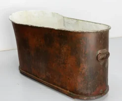 Pamono Antique French Copper Bathtub, 1890><noscript><img width=