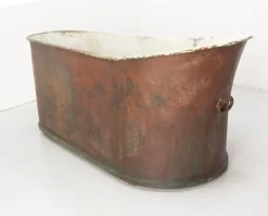 Pamono Antique French Copper Bathtub, 1890><noscript><img width=