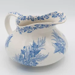 New Pamono Antique French Country Style Water Jug or Ewer from FF Pexonne, Liseron, 1890s