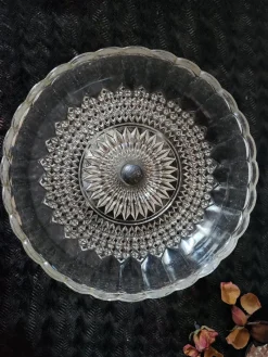 Pamono Antique French Crystal Compotier from La Samaritaine, Paris, France, Late 19th Century><noscript><img width=