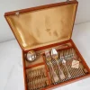 Online Pamono Antique French Cutlery Coquille by Cailar Bayard, 1920s, Set of 37