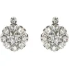 Clearance Pamono Antique French Daisy Earrings in 18K Yellow Gold Platinum with Diamonds