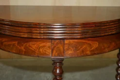 Outlet Pamono Antique French Demi Lune Extendable Games Table, 1800