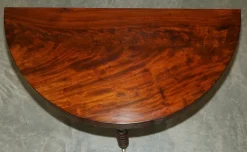 Outlet Pamono Antique French Demi Lune Extendable Games Table, 1800
