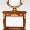 New Pamono Antique French Empire Dressing Table in Mahogany
