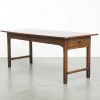 Clearance Pamono Antique French Farm Chestnut Dining Table with Drawers, Early 19th Century