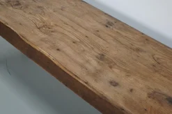 New Pamono Antique French Farmhouse Elm Dining Table, 19th Century