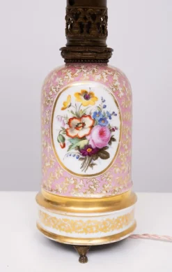Sale Pamono Antique French Hand Painted Table Lamp in Sevres Porcelain, 1880s