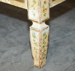 New Pamono Antique French Hand Painted Bed Frame in Oak Pine Slats