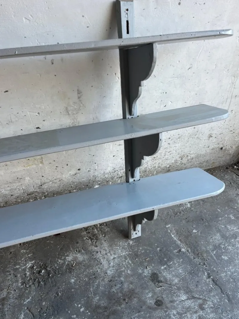 Clearance Pamono Antique French Industrial Style Wall Rack