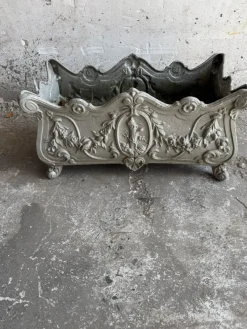 New Pamono Antique French Jardinière in Cast Iron