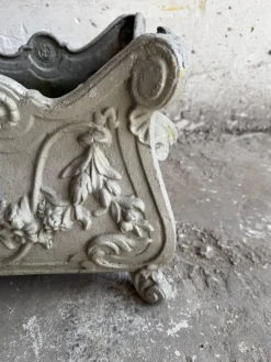 New Pamono Antique French Jardinière in Cast Iron