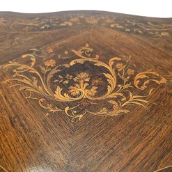Pamono Antique French Louis XV Style Table with Drawer, 1800s><noscript><img width=
