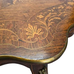 Pamono Antique French Louis XV Style Table with Drawer, 1800s><noscript><img width=