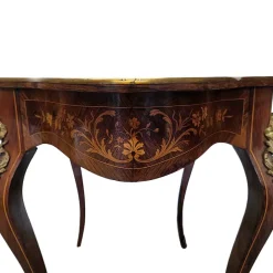 Pamono Antique French Louis XV Style Table with Drawer, 1800s><noscript><img width=