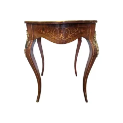 Pamono Antique French Louis XV Style Table with Drawer, 1800s><noscript><img width=