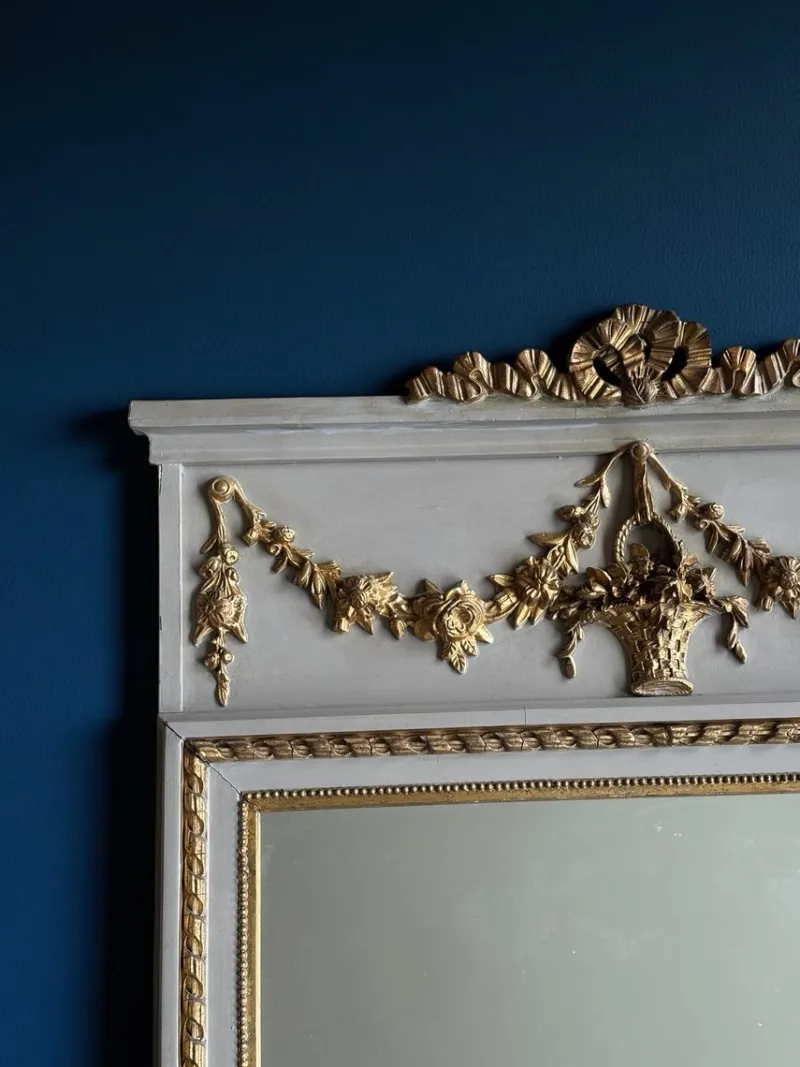 Online Pamono Antique French Louis XVI Style Mirror, 1890s