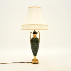 Clearance Pamono Antique French Marble and Gilt Metal Table Lamp, 1890s