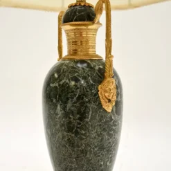 Clearance Pamono Antique French Marble and Gilt Metal Table Lamp, 1890s