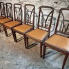 Pamono Antique French Oak Dining Chairs, 1890s, Set of 6> Side Chairs & Dining Chairs