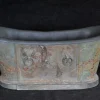 Pamono Antique French Parisian Faux Marble Painted Zinc Bathtub, 1880s> Architectural Elements