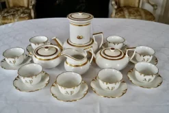 Online Pamono Antique French Porcelain Coffee Tea Set, 1865, Set of 13