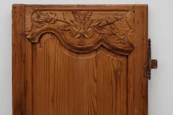 Pamono Antique French Provincial Hand-Carved Doors, 1880s, Set of 2><noscript><img width=