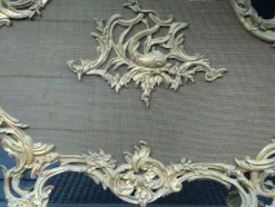 Hot Pamono Antique French Rococo Style Fireplace Screen in Brass, 1890s