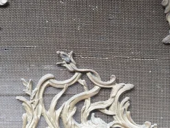 Hot Pamono Antique French Rococo Style Fireplace Screen in Brass, 1890s