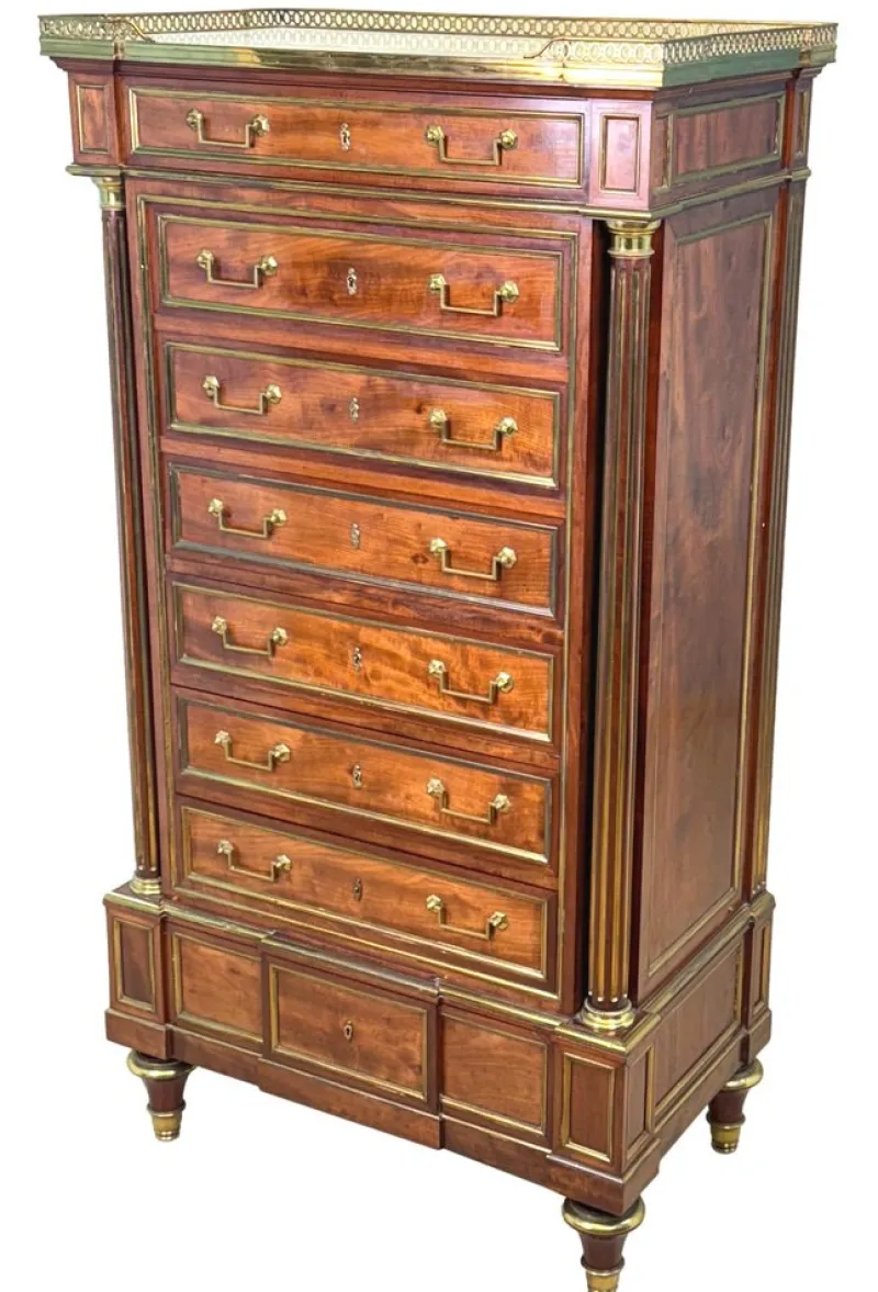 Sale Pamono Antique French Secretaire in Mahogany, 1870